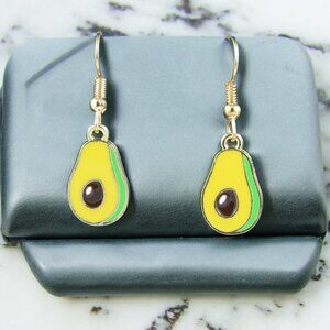 Avocado Drop Earrings | Handmade